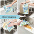 ALAZA Dish Towels | Kitchen Cleaning Cloths | Set of 6 Super Absorbent Lint Free Dish Cloths