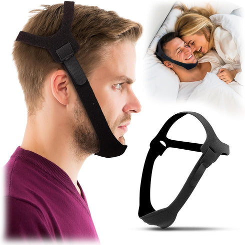 Anti Snoring Chin Strap for Men and Women - Airflow Jaw Strap, Effective Snore Solution for CPAP Users