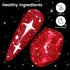 YTD Likomey Reflective Glitter Gel Nail Polish, 15ml Red Flash Diamond Shimmer Gel for Salon Home Nail Art