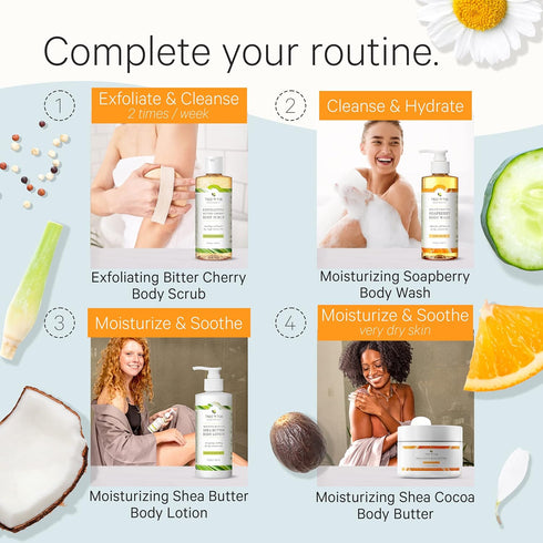 Citrus Body Wash for Dry & Sensitive Skin by Tree to Tub - pH Balanced Moisturizing Body Wash for Women & Men