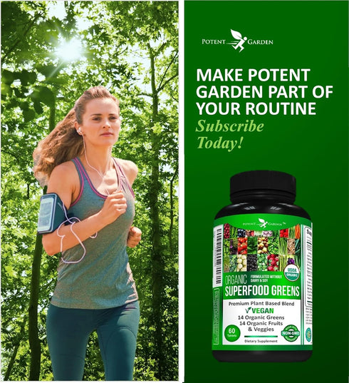 Organic Superfood Greens, Fruit and Veggies Supplement Rich in Vitamins & Antioxidants with Alfalfa, Beet Root & Tart