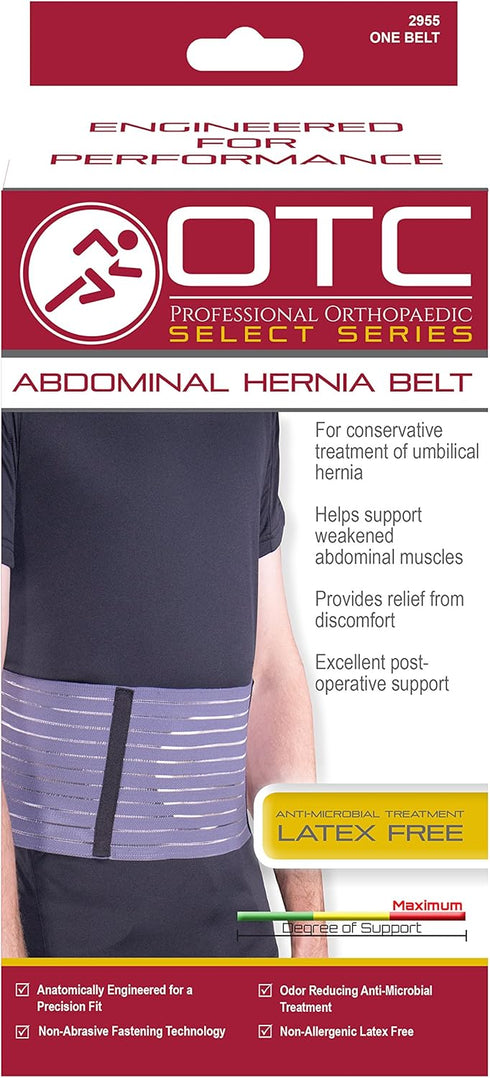 OTC Hernia Belt, Abdominal Umbilical Treatment, Select Series, X-Large Size