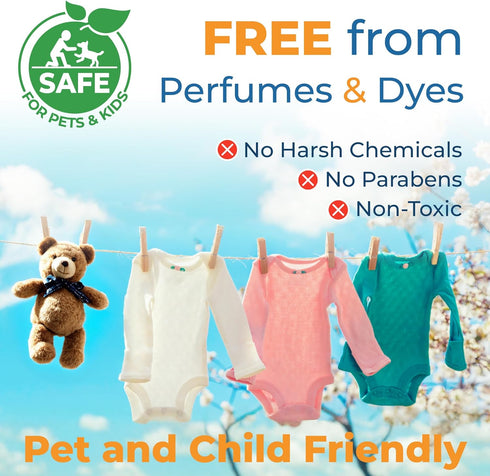 Laundry Detergent Sheets - Non-Toxic Alternative to Pods & Tablets, Ideal for Traveling