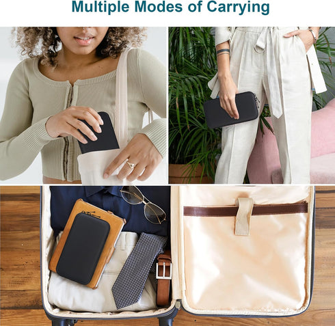 Canboc Carrying Case for EpiPen Trainer x2, Medical Supplies Case with Mesh Pocket for Auvi-Q, Allergy Medicine