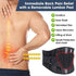 Back Brace Support Belt, Flexible Lumbar Support for Pain Relief, Scoliosis Brace XXXL Fits Waist Size 45”-51”