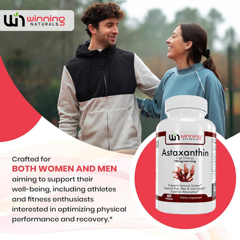 Astaxanthin 10 mg Softgels, 60 Count - Pack of 1