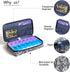Weekly Pill Organizer 2 Times a Day, Zumd Pill Box 7 Day with Quilted Fabric Zipper Case, Travel AM PM