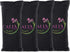 Bamboo Charcoal Odor Eliminator Bags - Eco-Conscious Activated Charcoal Air Purifier for Home, Car, Pets - 4 Pack, 75g
