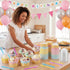 Jingmore 120 Set 8oz Ice Cream Paper Cups with Lids and Spoons, Disposable Sundae Bowls, Dessert Cups for Birthday