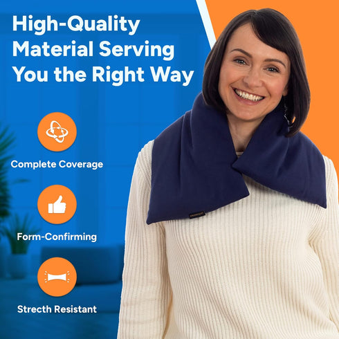 SunnyBay Microwave Heating Pad, Microwavable Neck and Shoulder Wrap for Pain Relief, 29x9 Inches