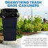 Premium Heavy Duty 13 Gallon Trash Bags - Strong Drawstring, Ideal for Lawn, Yard, and Home Use