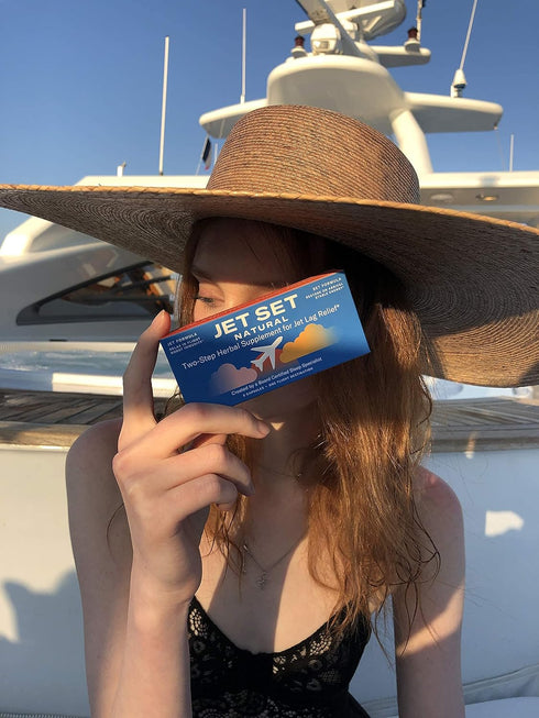 Sleep Specialist Created Two Step Jet Lag Relief, Relax in Flight, Energize on Arrival, Vegan Travel Essential