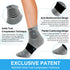 NEENCA Medical Compression Socks for Women & Men - 2 Pairs, Ankle Compression Stockings for Pain Relief, 20-30 mmHg