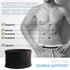 ORTONYX Umbilical Hernia Belt for Men and Women, 6.25" Abdominal Binder with Hernia Support Pad, Black OX5241-L/XL