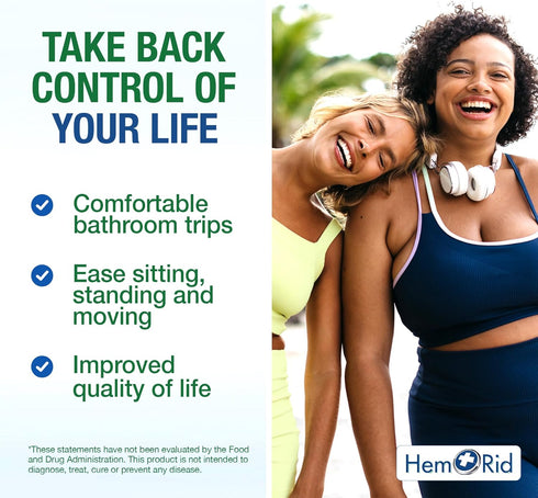 HemRid Max - Fast Hemorrhoid Relief, Get The Hemorrhoid Pills That Actually Work
