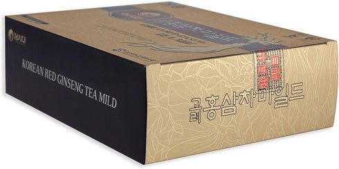 SAMSIDAE Korean Panax Red Ginseng Tea - Box of 50 Bags, Improves Blood Circulation & Energy