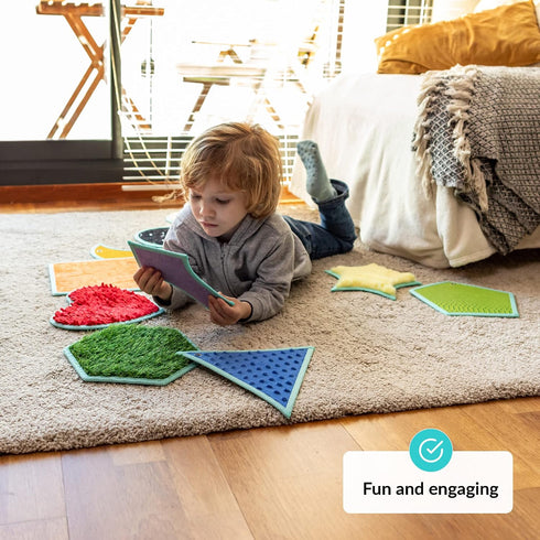 ODOXIA Sensory Mats for Autistic Children | Sensory Tiles for Kids | Sensory Wall Panel | Sensory Mats (Shapes) |