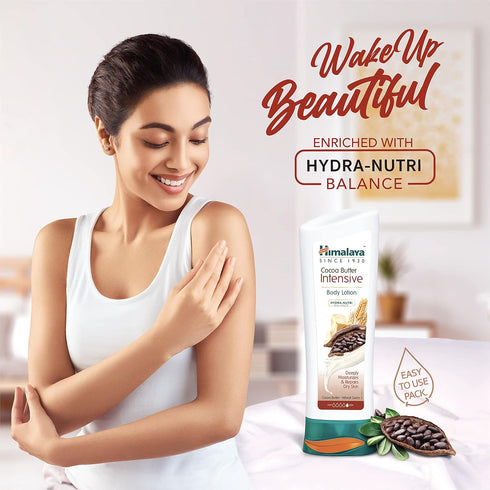 Himalaya Cocoa Butter Intensive Body Lotion, Daily Ultra Moisturizer for Dry Skin, 13.53 oz