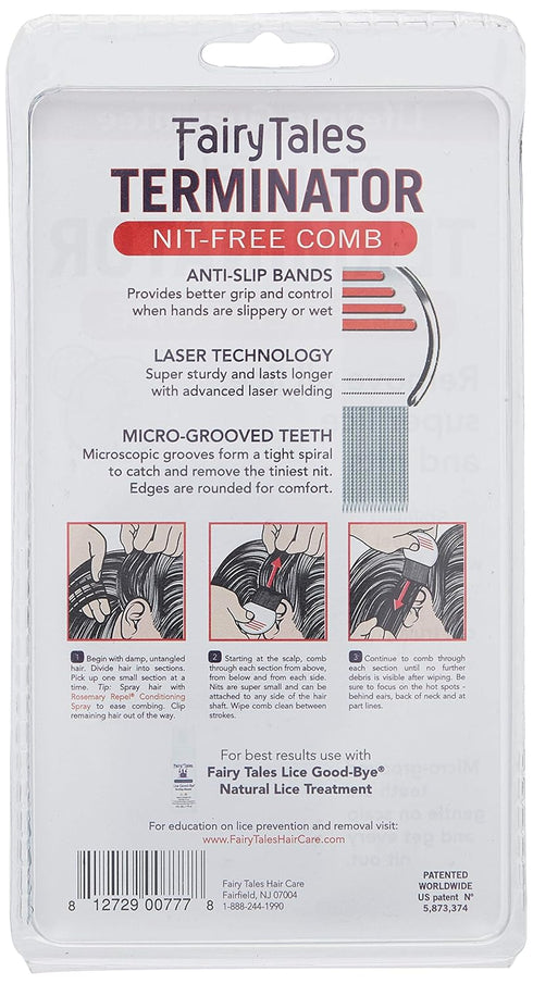 Terminator Metal Lice Comb