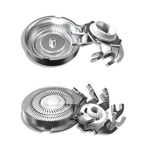 Replacement Heads for Electric Shavers, Waterproof Replacement Blades for Men's Shaver, 3-Pack