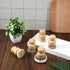 Lyksgir 7 Set, Pcs Bamboo Scrub Brushes Kitchen Dishwashing Scrubber with Natural Sisal/Palm Bristles, Round Mini Dish