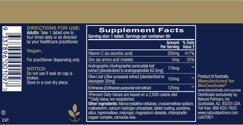 MSNOR BioCeuticals ArmaForce Immune Support - Olive Leaf 60 Caps Vegan