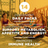 AdvoCare MNS Omni Premium Dietary Supplement for Immune, Digestive & Cardiovascular Health - 14 Daily Strip Packs