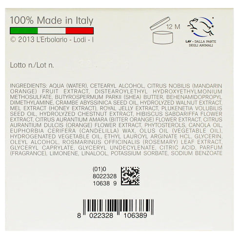 L'Erbolario Effetto Reale Super Nourishing Hair Mask, Restores Body to Damaged Hair, 5.07 oz