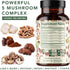Plant.O Premium Lion's Mane Supplement, All Natural Nootropics Brain Supplement, 90 Caps