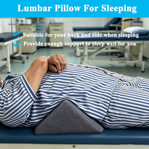Saula 3 1 Set in Flexible Bed Wedge Pillow for After Surgery Side Sleeper, Triangle Bed Wedges & Body positioners