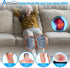 Atsuwell Microwave Heating Pad for Knee Pain Relief, Microwavable Heated Knee Wrap for Muscle, Joint Treatment, 2 Packs