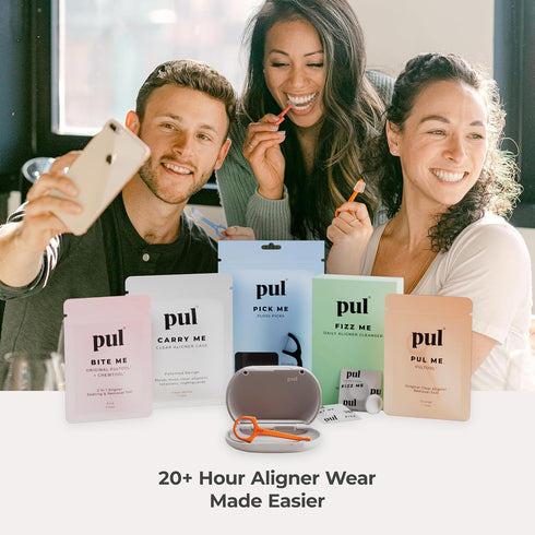 PUL Reusable Clear Aligner Removal Tool - Compatible with Invisalign, Removable Braces, Easy-to-Use Device Remover