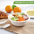 ECOLipak 150 Pack 12 oz Disposable Compostable Bowls, Heavy-Duty Biodegradable Soup Bowls, Eco-Friendly