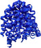 Jillson Roberts 6-Count Self-Adhesive Grosgrain Curly Bows - Available in 15 Colors, Royal Blue