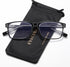 EYECEDAR 4-Pack Reading Glasses for Men, Blue Light Blocking, Adjustable Metal Spring Hinges, 1.50