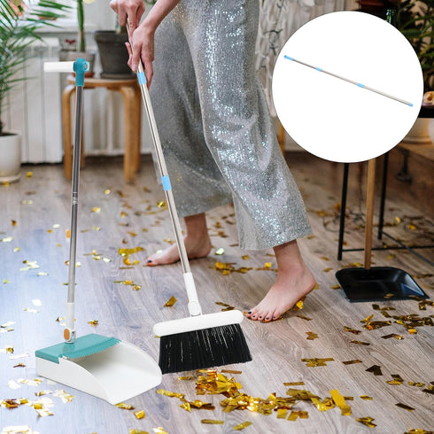 UKCOCO Mop Pole Handle Replacement, Extendable 360 Degrees Rotating Telescopic Broom Handle for Home Cleaning