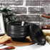 100 Pcs 12oz Black Disposable Plastic Bowls, Dessert Cups, Snack Bowls for Party Favor Picnic