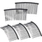 Hicarer 5 Pcs Black Metal Wire Hair Combs, 20 Teeth Twist Bridal Wedding Veil Combs