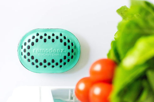 Refrigerator Deodorizer Eliminator, Nontoxic Coconut, Activated Charcoal, Natural Air Fresheners, Moisture & Odor