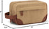 Vorspack Toiletry Bag Hanging Dopp Kit for Men, Water Resistant Canvas Shaving Bag with Large Capacity - Brown