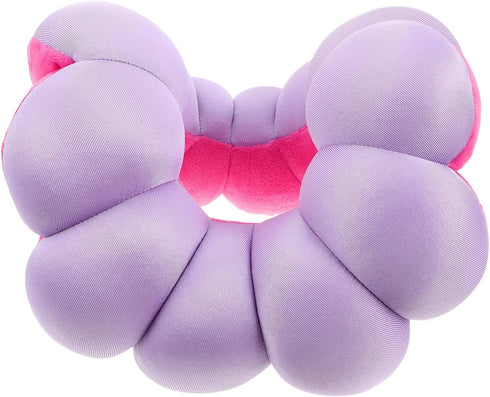 Veemoon Flower Shape Donut Cushion Nursing Pad for Elderly Bedridden Patients, Violet