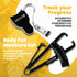 MEDca Body Fat Caliper and Measuring Tape for Body - Skinfold Calipers and Body Fat Tape Measure