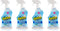 OdoBan Ready-to-Use Disinfectant and Odor Eliminator, Set of 4 Spray Bottles, Fresh Linen Scent