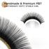 LASHVIEW 0.07 Thickness C Curl Mixed Tray Volume Faux Eyelash Extensions - Silk Individual Lash Extensions