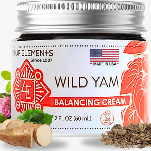 Wild Yam Balancing Cream, 2 OZ - 1st Place Winner at 2023 International Herb Symposium for Creams