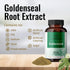 HERBAMAMA Goldenseal Root Capsules - Organic Herb Powder for Respiratory & Digestive Health, 100 Capsules