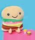 iscream Junk Food Burger and Fries Shaped Lip Balm Set - Vanilla Scented