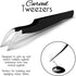 SIVOTE Lash Tweezers for Eyelash Extensions, 3 Pack for Volume, Isolation & Classic Lashes in Black