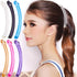 RC ROCHE ORNAMENT 6 Pcs Banana Hair Clip - Thin Hair Fine Ponytail Maker No Slip Small Hair Claw Clips Secure Grip Clamp