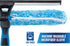 Unger Professional 18" ProFlex 2-in-1 Squeegee & Scrubber, Window Cleaning Tool with Pivoting Head, Reusable Sleeve